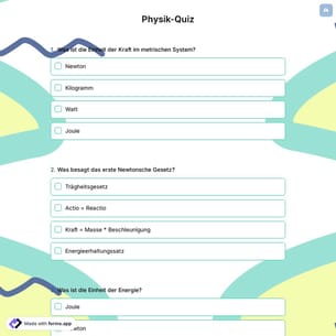 Physik-Quiz