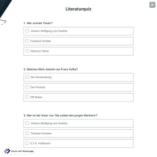 Literaturquiz