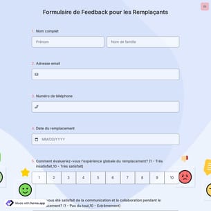Formulaire de Feedback pour les Remplaçants