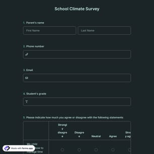School Climate Survey
