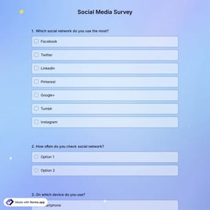Social Media Survey