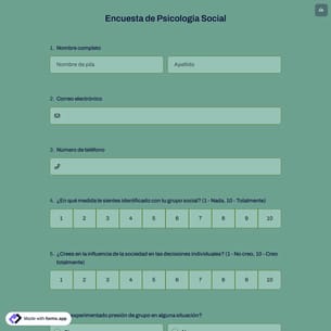 Encuesta de Psicología Social
