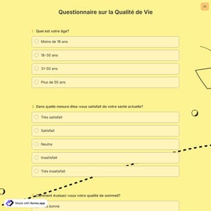 Questionnaire sur la Qualité de Vie
