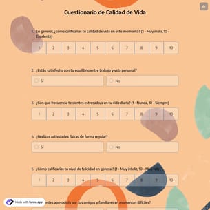 Cuestionario de Calidad de Vida