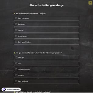 Studentenhaltungsumfrage
