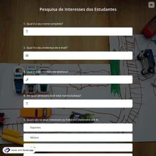 Pesquisa de Interesses dos Estudantes