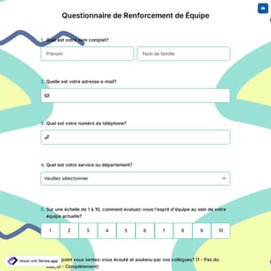 Questionnaire de Renforcement de Équipe