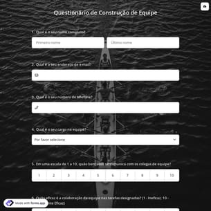 Questionário de Construção de Equipe