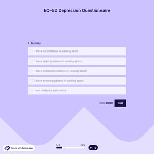 EQ-5D Depression Questionnaire