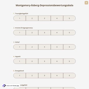 Montgomery-Åsberg-Depressionsbewertungsskala