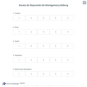 Escala de Depresión de Montgomery-Åsberg