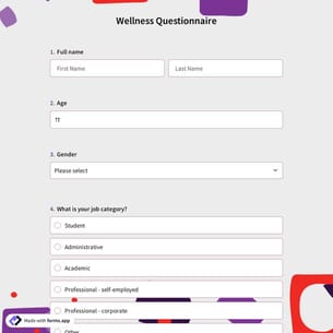 Wellness Questionnaire