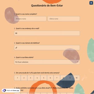 Questionário de Bem-Estar