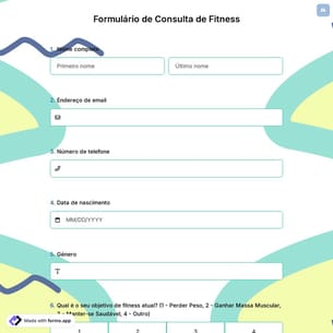 Formulário de Consulta de Fitness
