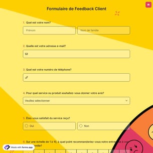 Formulaire de Feedback Client