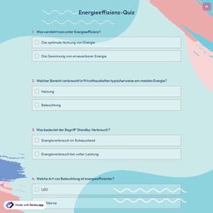Energieeffizienz-Quiz