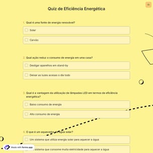 Quiz de Eficiência Energética