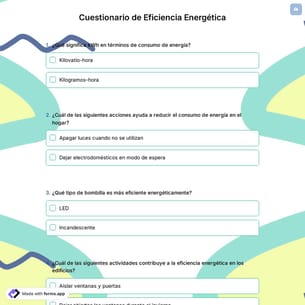 Cuestionario de Eficiencia Energética