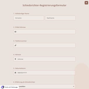 Stipendien Empfehlungsformular