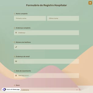 Formulário de Registro Hospitalar