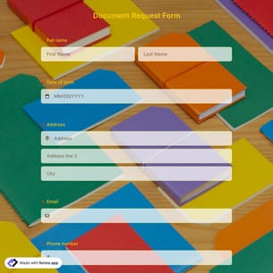 Document Request Form