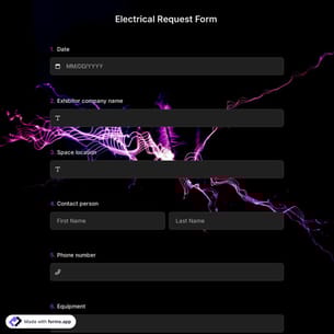 Electrical Request Form