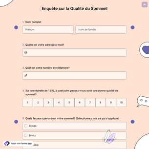 Enquête sur la Qualité du Sommeil