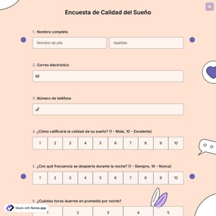 Encuesta de Calidad del Sueño