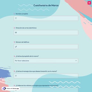 Cuestionario de Marca