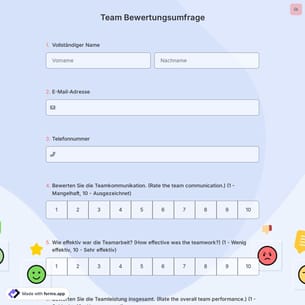 Team Bewertungsumfrage