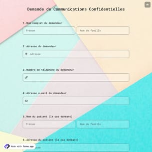 Demande de Communications Confidentielles