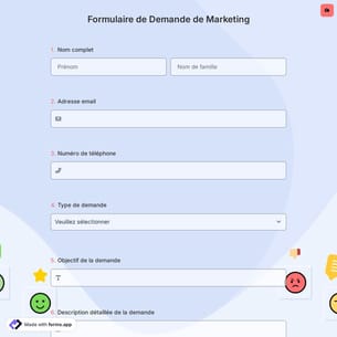 Formulaire de Demande de Marketing