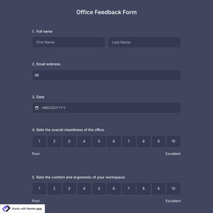 Office Feedback Form