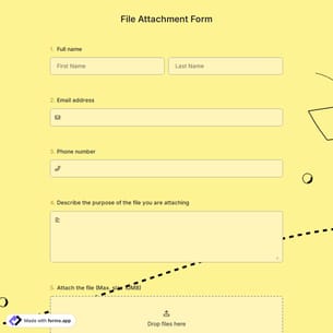 File Attachment Form