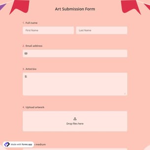 Art Submission Form