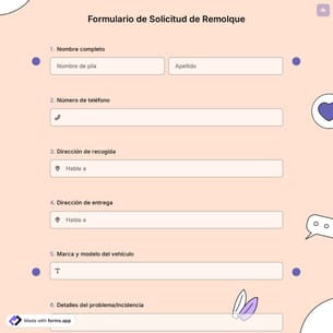 Formulario de Solicitud de Remolque