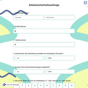 Arbeitssicherheitsumfrage