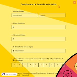 Cuestionario de Entrevista de Salida