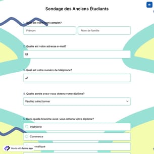 Sondage des Anciens Étudiants