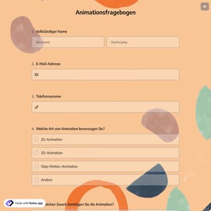 Animationsfragebogen