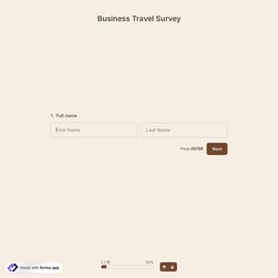 Business Travel Survey
