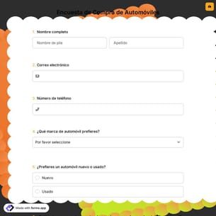 Encuesta de Compra de Automóviles