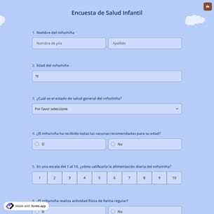 Encuesta de Salud Infantil