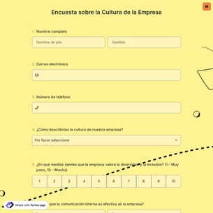 Encuesta sobre la Cultura de la Empresa