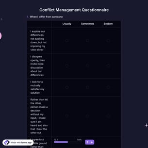Conflict Management Questionnaire