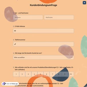 Kundenbindungsumfrage