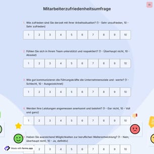 Mitarbeiterzufriedenheitsumfrage