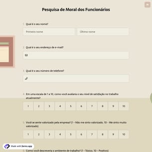 Pesquisa de Moral dos Funcionários