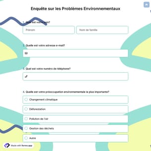 Enquête sur les Problèmes Environnementaux