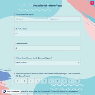 Umweltqualitätsumfrage